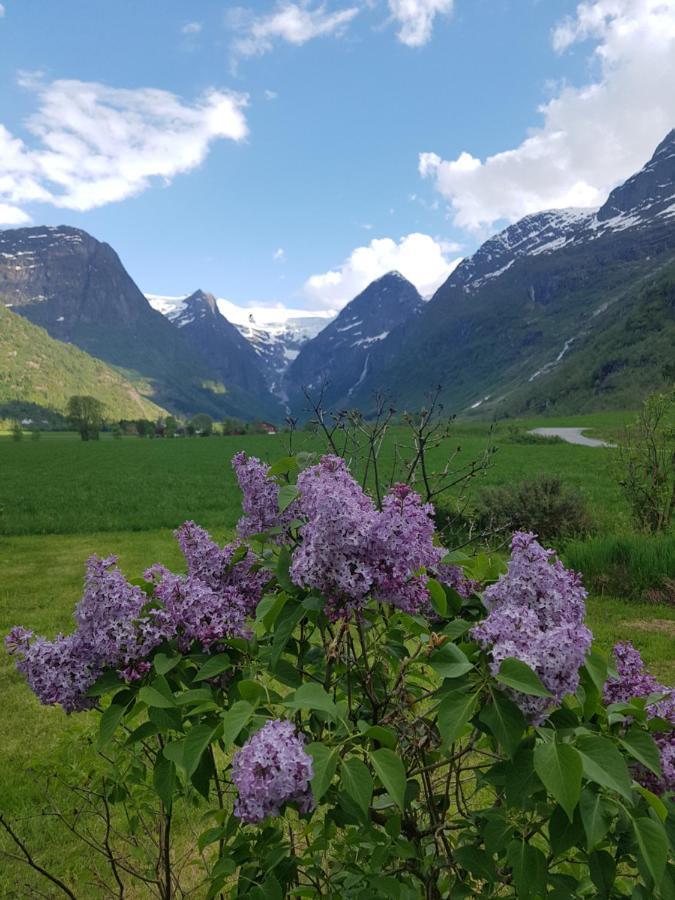 Glacier And Waterfall View Briksdalsbre Exterior foto